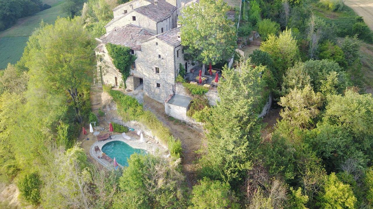 Agriturismo Biologico Castello Della Pieve Hotel แมร์คาเตลโลซุลเมเตาโร ภายนอก รูปภาพ